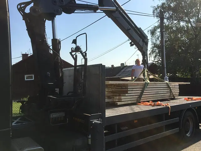 Hydraulická ruka zblízka